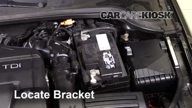 2011 Audi A3 TDI 2.0L 4 Cyl. Turbo Diesel Battery Replace